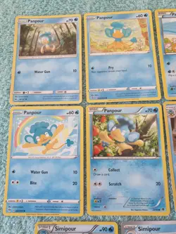 PANPOUR & SIMIPOUR BUNDLE OF POKEMON CARDS - Image 2