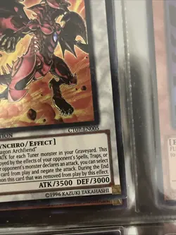 YUGIOH TCG RED NOVA DRAGON CT07-EN005 SECRET LIMITED EDITION LP - Image 3