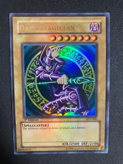 Dark Magician SDY-006 1st Ultra Old Asian Yugioh - Image 1