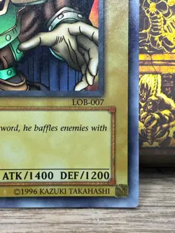 Yugioh Celtic Guardian LOB-007 Super Rare 1st Edition Vintage - Image 4