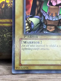 Yugioh Celtic Guardian LOB-007 Super Rare 1st Edition Vintage - Image 5