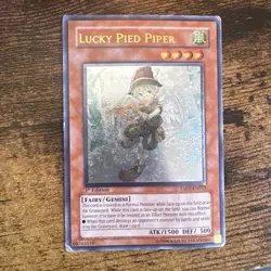Yugioh Lucky Pied Piper TAEV-EN021 1st Edition Ultimate Rare Konami NM - Image 5