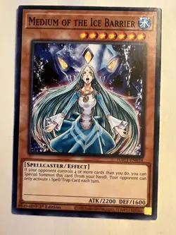 Medium of the Ice Barrier - HAC1-EN034 Yugioh Hidden Arsenal - 1st Edition NM - Image 1