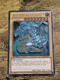 Yugioh Blue-Eyes White Dragon YSKR-EN001 Ultimate Rare 1st Edition - Image 1