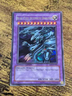 Yugioh Blue-Eyes Ultimate Dragon JMP-EN005 Ultra Rare Limited Edition NM - Image 1