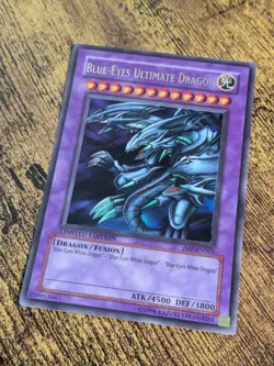 Yugioh Blue-Eyes Ultimate Dragon JMP-EN005 Ultra Rare Limited Edition NM - Image 2
