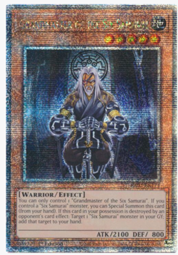 Yugioh! Grandmaster of the Six Samurai - RA03-EN174 Quarter Century Secret Rare - Image 1