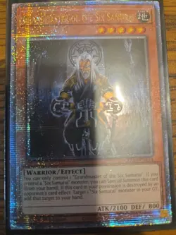 Yugioh! Grandmaster of the Six Samurai - RA03-EN174 Quarter Century Secret Rare - Image 1