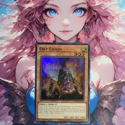 Yugioh - Oily Cicada - BLCR-EN027 - Ultra Rare - 1st Edition - Near Mint - Image 1