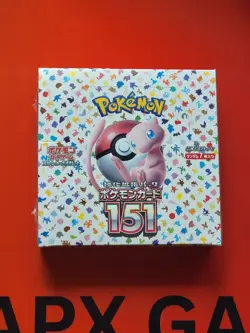 Japanese Pokemon 151 Booster Box Sealed Scarlet & Violet sv2a Card New Sealed 4521329346038 - Image 1