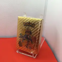 55Pcs Pokemon Card Foil GOLD PACK CARDS TCG GX Vmax GX Card - Image 3