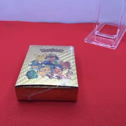 55Pcs Pokemon Card Foil GOLD PACK CARDS TCG GX Vmax GX Card - Image 5