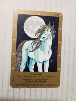 Bella Sara TCG Second Series Moonlight 36/97 Regular Common Horse Card 2007 - Image 1