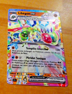 POKEMON ETINCELLES DEFERLANTES CARD HOLO CARTE Libegon EX 106/191 SSP FR MINT - Image 1