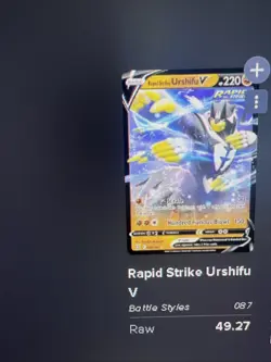 RARE Pokemon Card Lot Value of $180+ TCG Cards with Urshifu Vmax Solgaleo & More - Image 5
