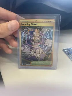Pokemon TCG Trainer Jamming Tower Card 243/182 Destined Rivals - Image 1