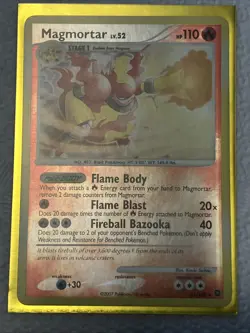 Pokemon TCG Magmortar Cosmos Holo Rare Card 31/132 Secret Wonders NM - Image 1