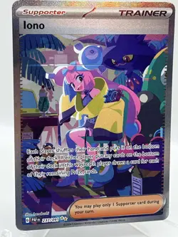 Iono 237/091 S&V Paldean Fates SIR Special Illustration Rare Pokemon TCG Card - Image 2