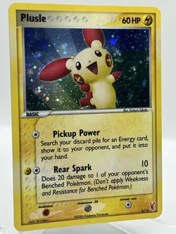 Plusle 6/12 EX Trainer Deck Kit Holo 2006 Vintage Pokemon TCG Card - Image 2
