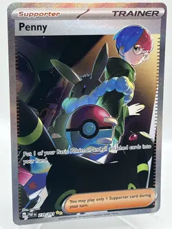 Penny 239/091 S&V Paldean Fates SIR Special Illustration Rare Pokemon TCG Card - Image 2
