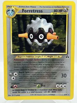 Forretress 2/75 Neo Discovery Holo Rare WotC 2001 Vintage Pokemon TCG Card - Image 1