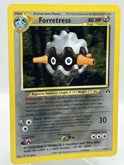 Forretress 2/75 Neo Discovery Holo Rare WotC 2001 Vintage Pokemon TCG Card - Image 2