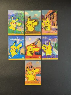 Pikachu Travels Cracked Ice Holo Pokemon Electric Card Database Peru Us Seller - Image 1