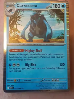 Pokemon SV Black Bolt White Flare 023/086 Samurott Rare Holo NEW SET Card - Image 1