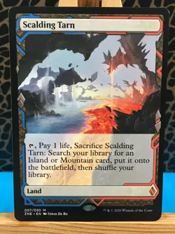 MTG - Scalding Tarn. Zendikar Rising Expeditions. Mythic - Fetch Land. - Image 1