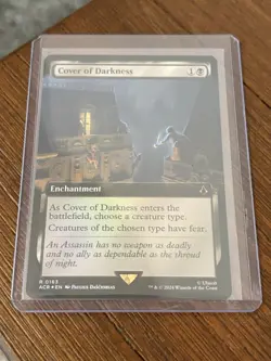 Magic the Gathering Foil Cover of Darkness Extended Art Assassin's Creed MTG - Image 1