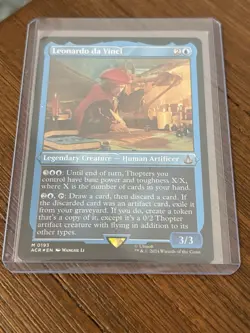 MTG Leonardo da Vinci (Foil Etched) - Universes Beyond: Assassin's Creed (ACR) - Image 1