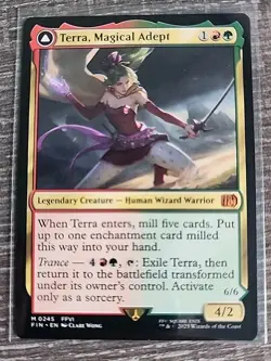 Terra, Magical Adept / Esper Terra Final Fantasy Regular MTG ##245 Mythic M - Image 1