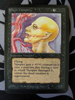 Sengir Vampire ~ Alpha [Near Mint][Magic MTG] - Image 1