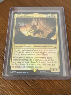 1 x Edward Kenway - Foil - Universes Beyond: Assassin's Creed - NM-Mint - MTG - Image 1