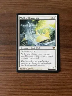 1x Wall of Reverence (#20) Near-Mint Magic:the Gathering MTG Conflux - Image 1