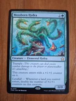 Mossborn Hydra FDN 107 Rare Foundations Landfall NM MTG - Image 1