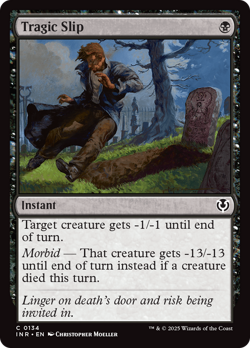 Tragic Slip [Innistrad Remastered] Magic MTG - Image 1