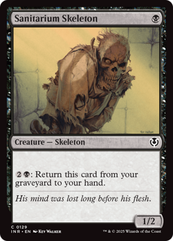 Sanitarium Skeleton [Innistrad Remastered] Magic MTG - Image 1