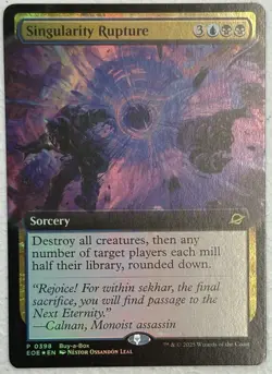Singularity Rupture *Buy a Box Promo FOIL* Magic Mtg card - Image 1
