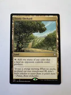 Exotic Orchard - MTG Adventures In The Forgotten Realms: Commander - NM - Image 1