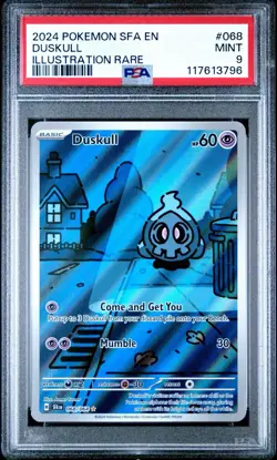 2024 Pokemon SV Shrouded Fable Duskull #068/064 PSA 9 - Image 1