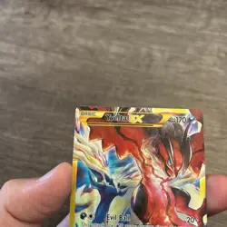 2017 Pokemon XY Promos Yellow A Alternate Yveltal EX #XY150a Full Art - Image 2