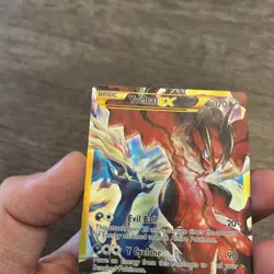 2017 Pokemon XY Promos Yellow A Alternate Yveltal EX #XY150a Full Art - Image 4