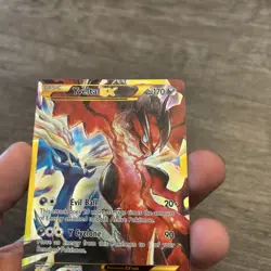 2017 Pokemon XY Promos Yellow A Alternate Yveltal EX #XY150a Full Art - Image 5