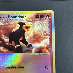 Team Magma's Houndour - 62/95 - Pokemon Team Magma vs. Aqua Reverse Holo Rare NM - Image 3