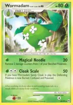 Wormadam Plant Cloak - 49/99 - Uncommon NM, English Pokemon Arceus 412897559439 - Image 1
