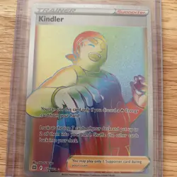 Pokemon Kindler Brilliant Stars 179/172 Full Art Trainer Rainbow Secret Rare - Image 1
