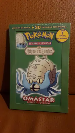 2006 POKEMON TCG OMASTAR "EX Legend Maker Half Theme Deck" Book Portuguese NEW - Image 1