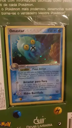 2006 POKEMON TCG OMASTAR "EX Legend Maker Half Theme Deck" Book Portuguese NEW - Image 3