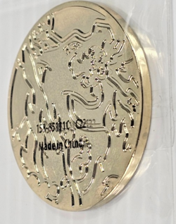 Pokemon TCG Charizard Ultra Premium Collection UPC Metal Gold Coin - NEW - Image 2